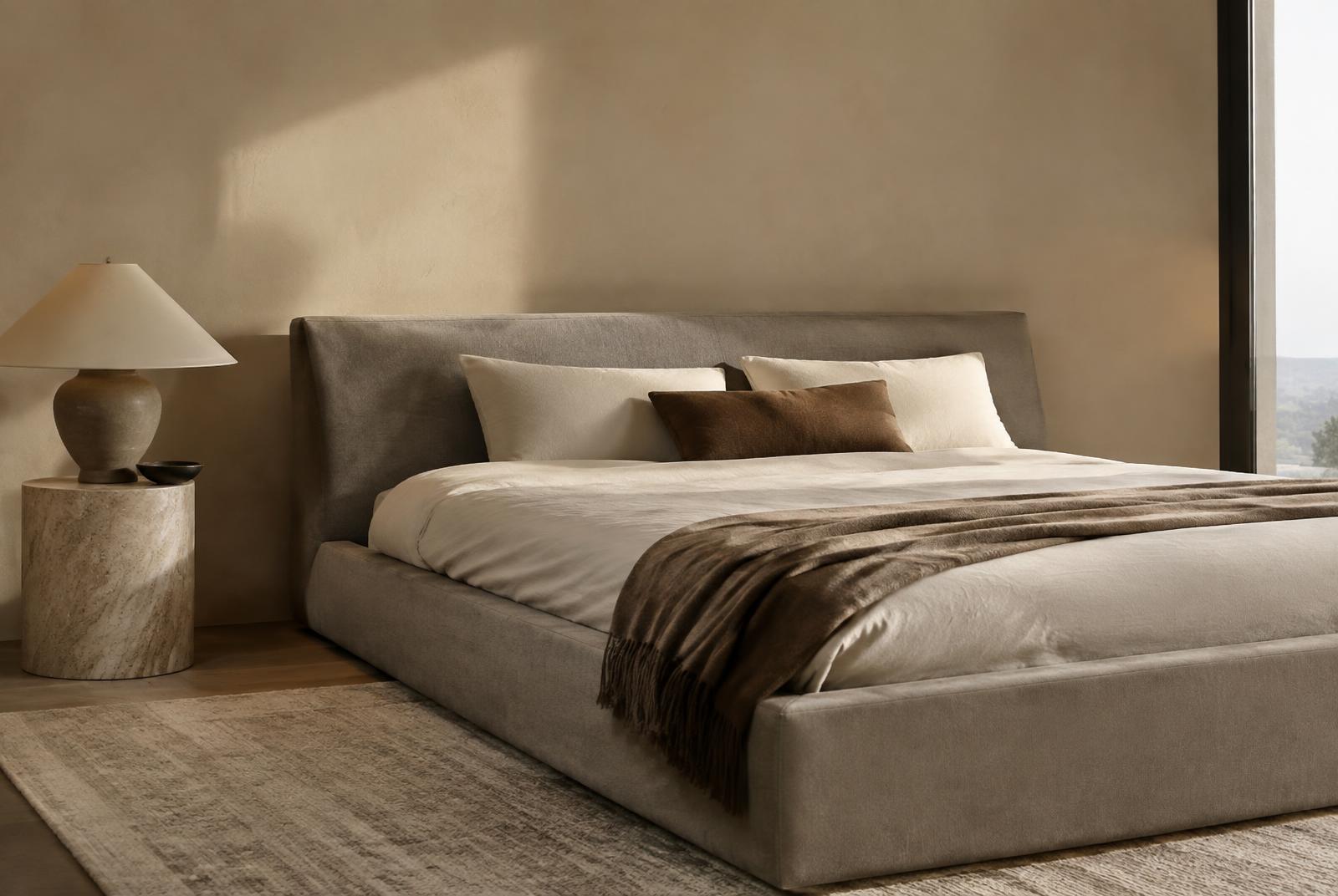 Cama em ambiente